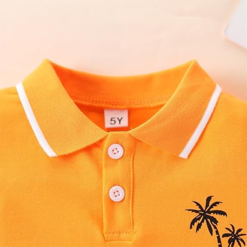 Kids Tween Boy Casual Polo Shirt and Plaid Shorts Set