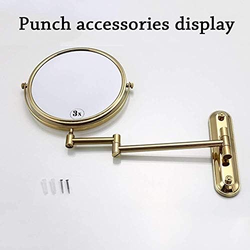 8 Inch Double-Sided Vanity Mirror with 3X Magnification