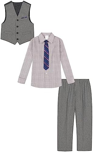 Van Heusen Boys Four-Piece Formal Suit Set Dressed for Success