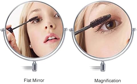 DEIHGE 10X Magnifying Wall Mounted Makeup Mirror with 360 Degree Rotation