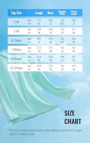 BAYRTIC Kids Athletic Hoodie Dry Fit Sun Protection Sweatshirt 3-12Y