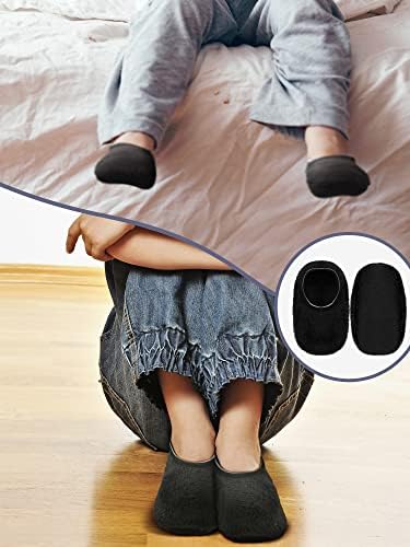 SATINIOR 4-Pair Kids Non-Slip Socks for Boys