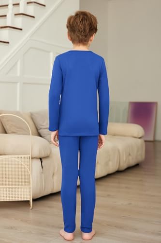 Arshiner Boys Thermal Underwear Set - Warm Fleece Long Johns for Winter