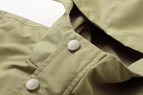 Boys Waterproof Raincoat Hooded Jacket Lightweight Windbreaker