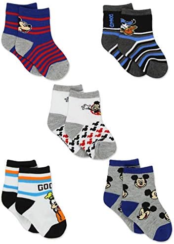 Disney Boys Toddler Mickey Mouse Crew Socks