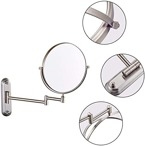 wall-mounted makeup mirror with magnifying function