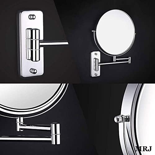 LCARY Wall Mirror 8 360 Swivel Bathroom MakeUp Mirror
