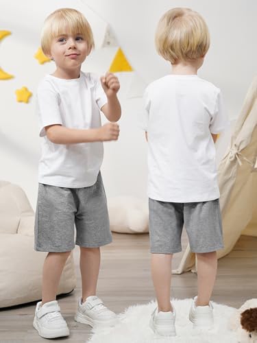 Resinta 5-Piece Toddler Boys Cotton Shorts Set