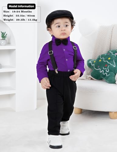 AJ DESIGN 5-Piece Baby Boys Suit