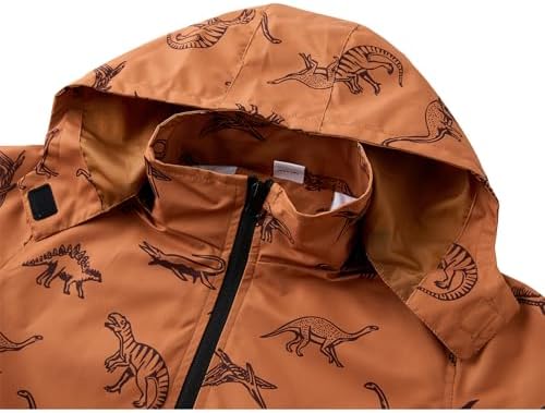 Stay dry look sharp in any weather Boys rain jacket with removable hood