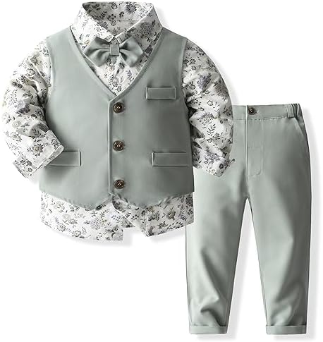 Kimocat Boys 4-Piece Formal Suit Set