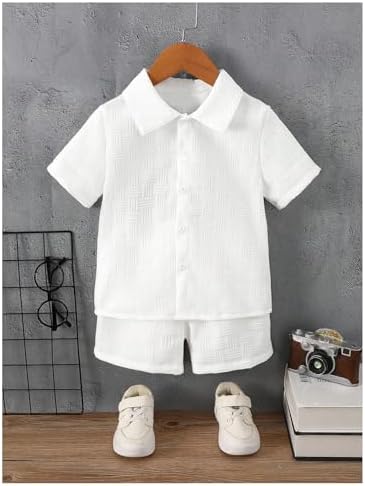 Boys 2 Piece Outfit Set for Vacation and Daily Wear