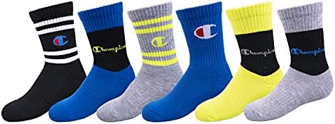 Champion Kids 6-Pack Child-Rated Crew Socks