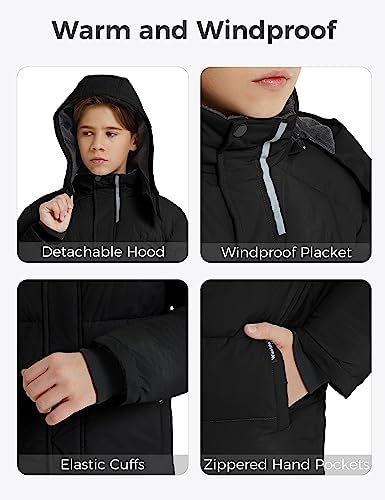 Warm Waterproof Puffer Jacket for Boys