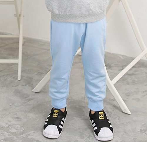 LNICEAR Toddler Boys Girls Solid Cotton Jogger Sweatpants with Pockets
