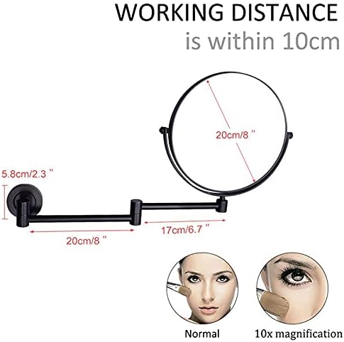Premium Wall-Mounted Makeup Mirror