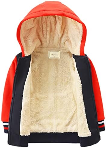 Bumeex Kids Sherpa Fleece Lined Jacket Warm Comfortable