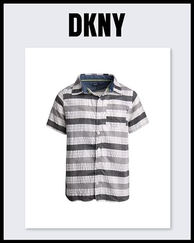 DKNY Boys 2-Piece Set with Shirt and Shorts