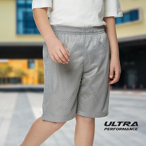 3-Piece Ultra Performance Mesh Basketball Shorts for Boys