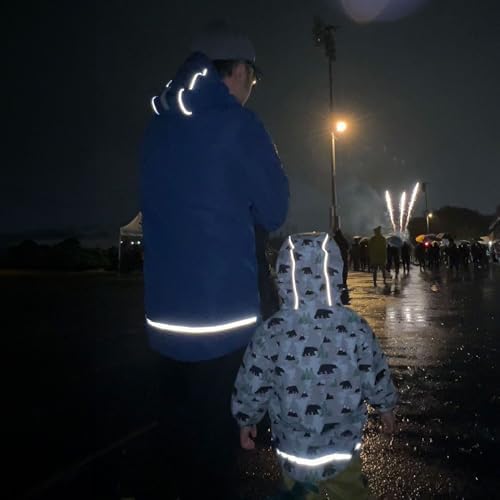 JAN JUL Waterproof Fleece Lined Rain Jacket for Kids