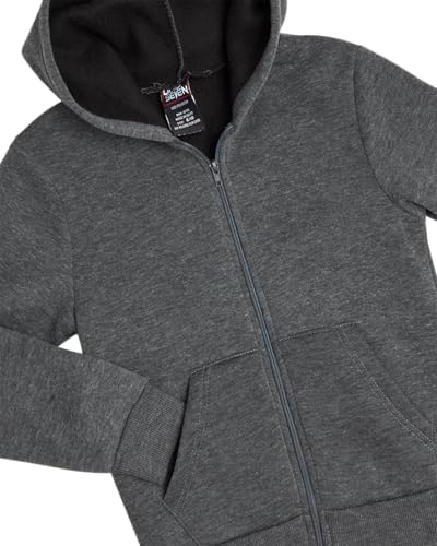 Quad Seven Boys Sweatshirt 2 Pack Fleece Hoodie Full Zip