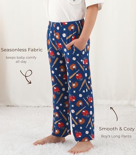 DREAMHALO Visco-Pants Soft Stretchy for Toddler Boys