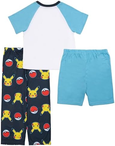 Pokemon Boys 3-Piece Pajama Set