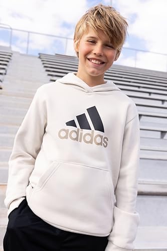 Adidas Boys Long Sleeve Fleece Pullover Hoodie