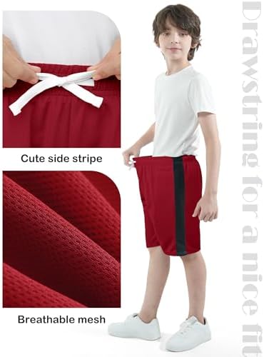 5Pack Resinta Boys Basketball Shorts
