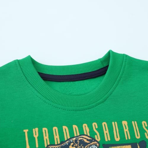 Funnymore Toddler Boy Cotton Crewneck Long Sleeve Sweatshirt 2-7T