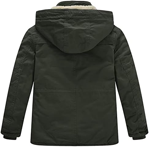 WenVen Boys Winter Thicken Cotton Coat