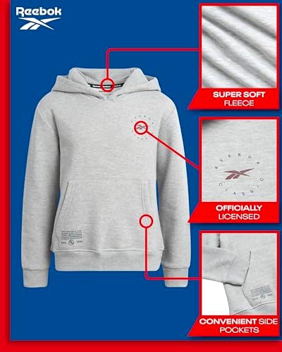 Reebok Boys Sweatshirt Active Fleece Hoodie