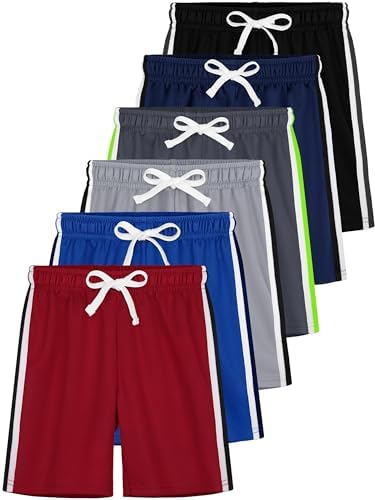 6-Piece Toddler Boys Basketball Shorts