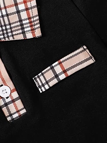 WDIRARA Toddler Boy Plaid 2 Piece Outfit