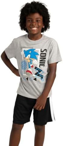 Sonic Boys 3-Pack Set - Two Tees and Mesh Shorts 1