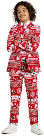 Festive Christmas Suit for Boys - Funny Winter Shares