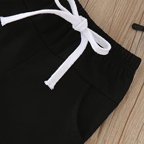 Patchwork Pocket Tops Shorts for Boys