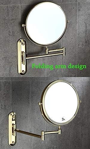8 Inch Double-Sided Vanity Mirror with 3X Magnification
