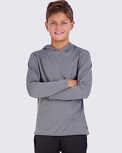 Real Essentials 3 Pack Youth Mesh Hoodie for Boys and Girls