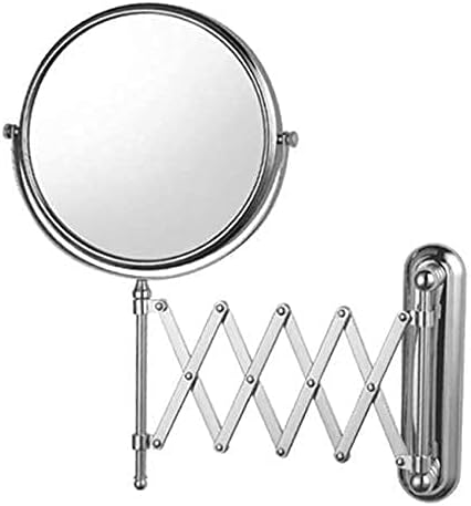 FUDGIO 360 Degree Rotating Makeup Mirror with 3X and 5X Magnification
