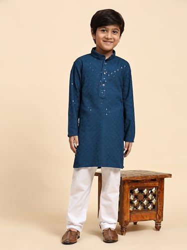 Boys Cotton Kurta Set Indian Traditional Wear