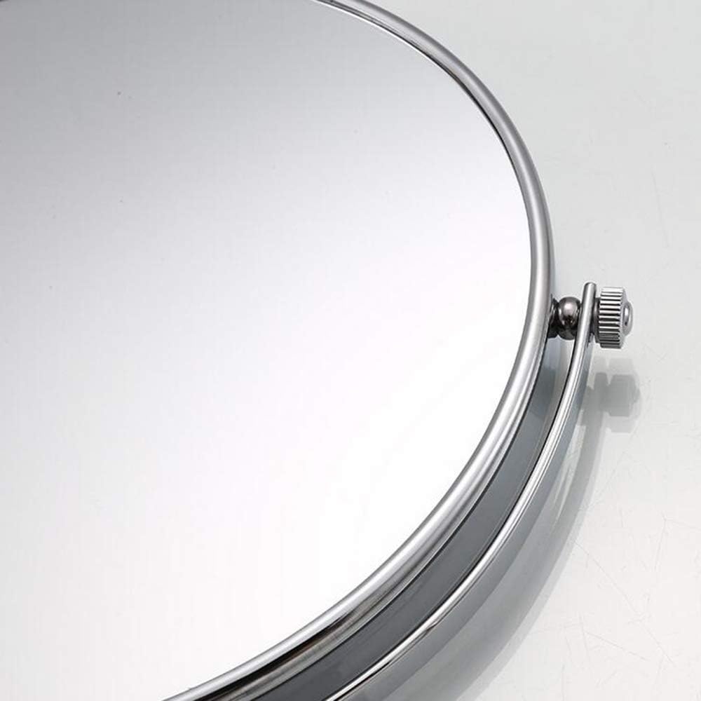 FUDGIO 3X Magnification Round Makeup Mirror with 360 Rotating Double Sided 1