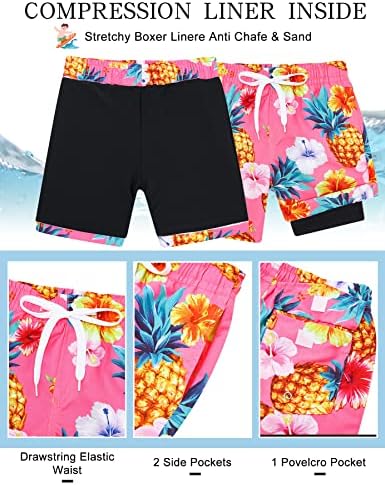 UNICOMIDEA Boys tropical Hawaiian Outfit Set forKids