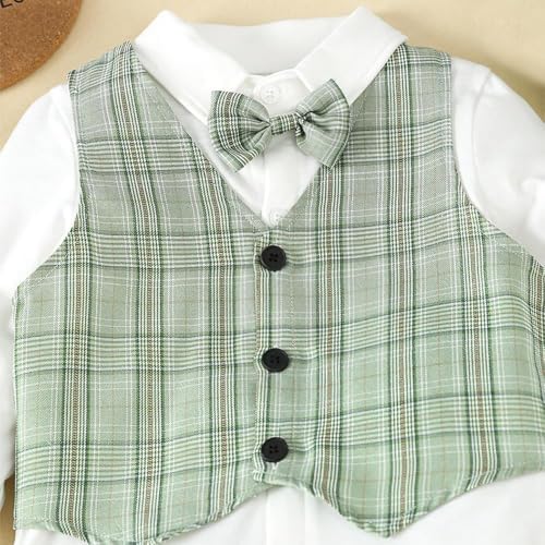 Dressy Daisy Baby Toddler Gentlemans Vest Suit Set for Weddings Special Occasions