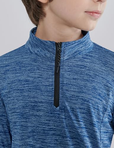 3-Piece Boys Athletic Quarter Zip Pullover Shirts