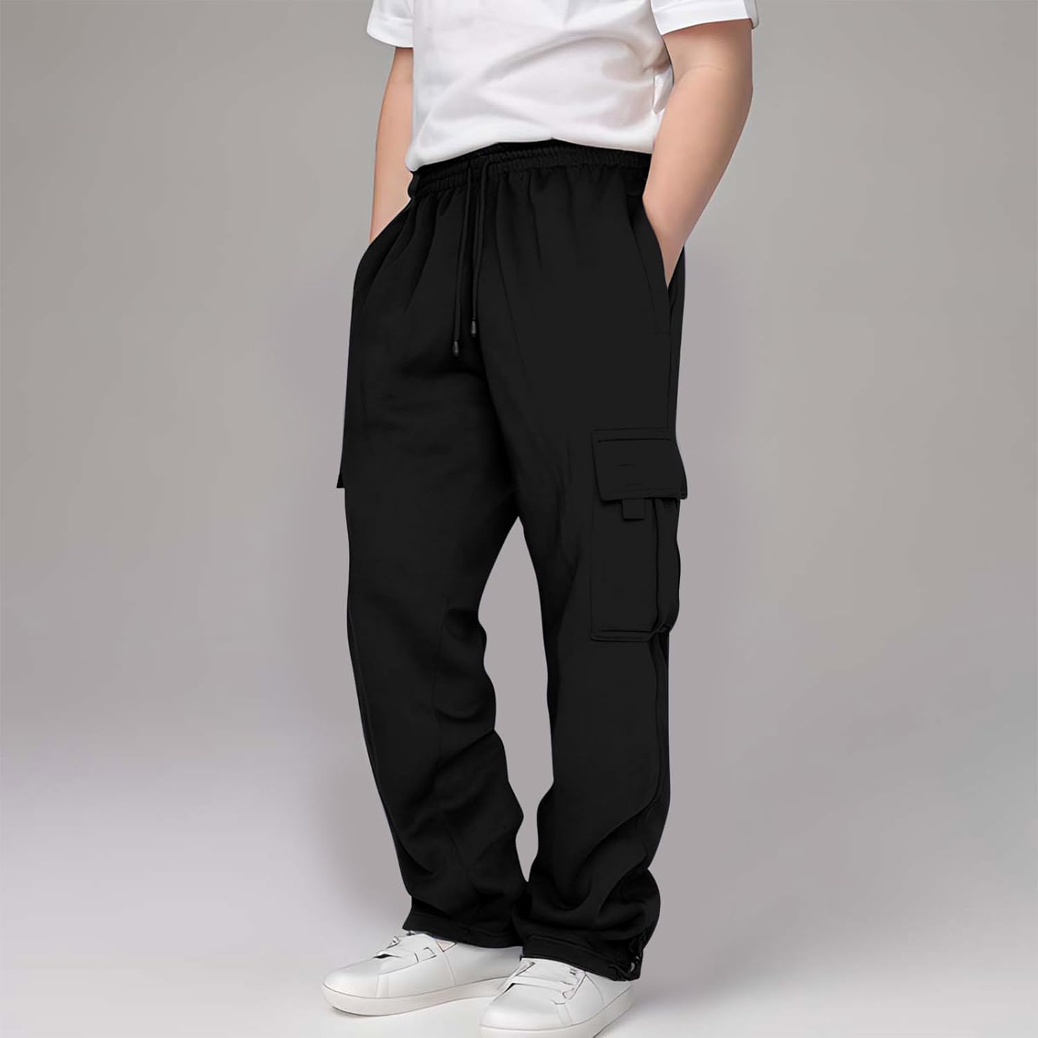 Comfortable Cargo sweatpants for teen boys