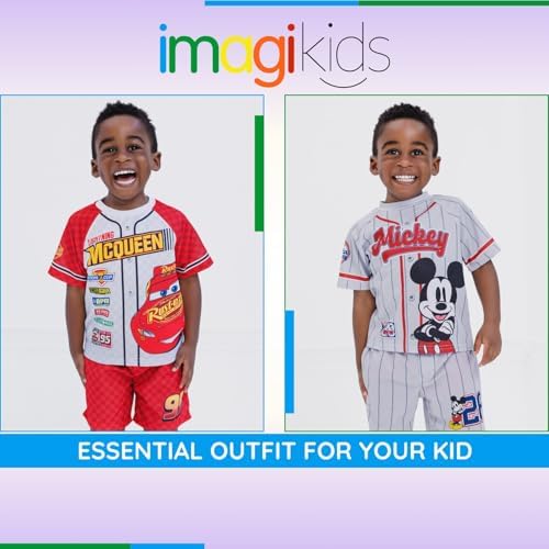 Disney Lightning McQueen T-Shirt Shorts for Boys Toddler to Teenager