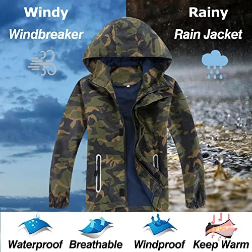 Waterproof Kids jackets Toddler raincoat with hood windbreaker jacket