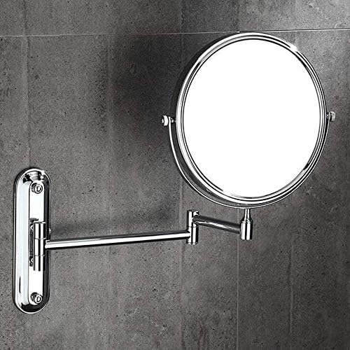 FUDGIO 3X Magnification Round Makeup Mirror with 360 Rotating Double Sided 1