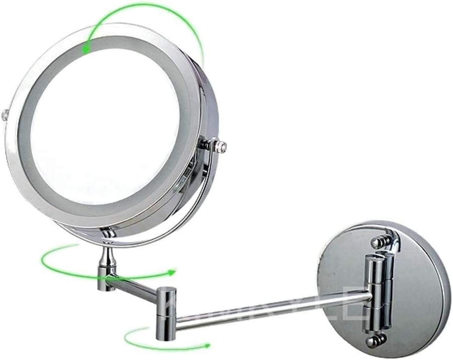 Makeup Shaving Mirror 5X Round Wall-Mounted vanity mirror